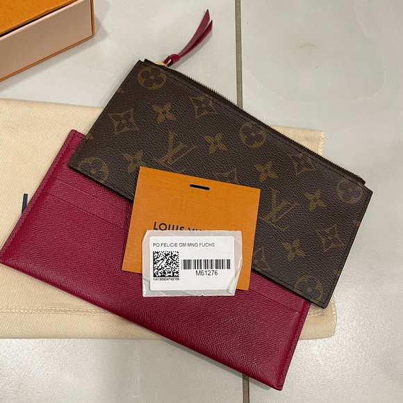 Louis Vuitton Monogram Coated Canvas Pochette Felicie Inserts - Picture 2 of 4